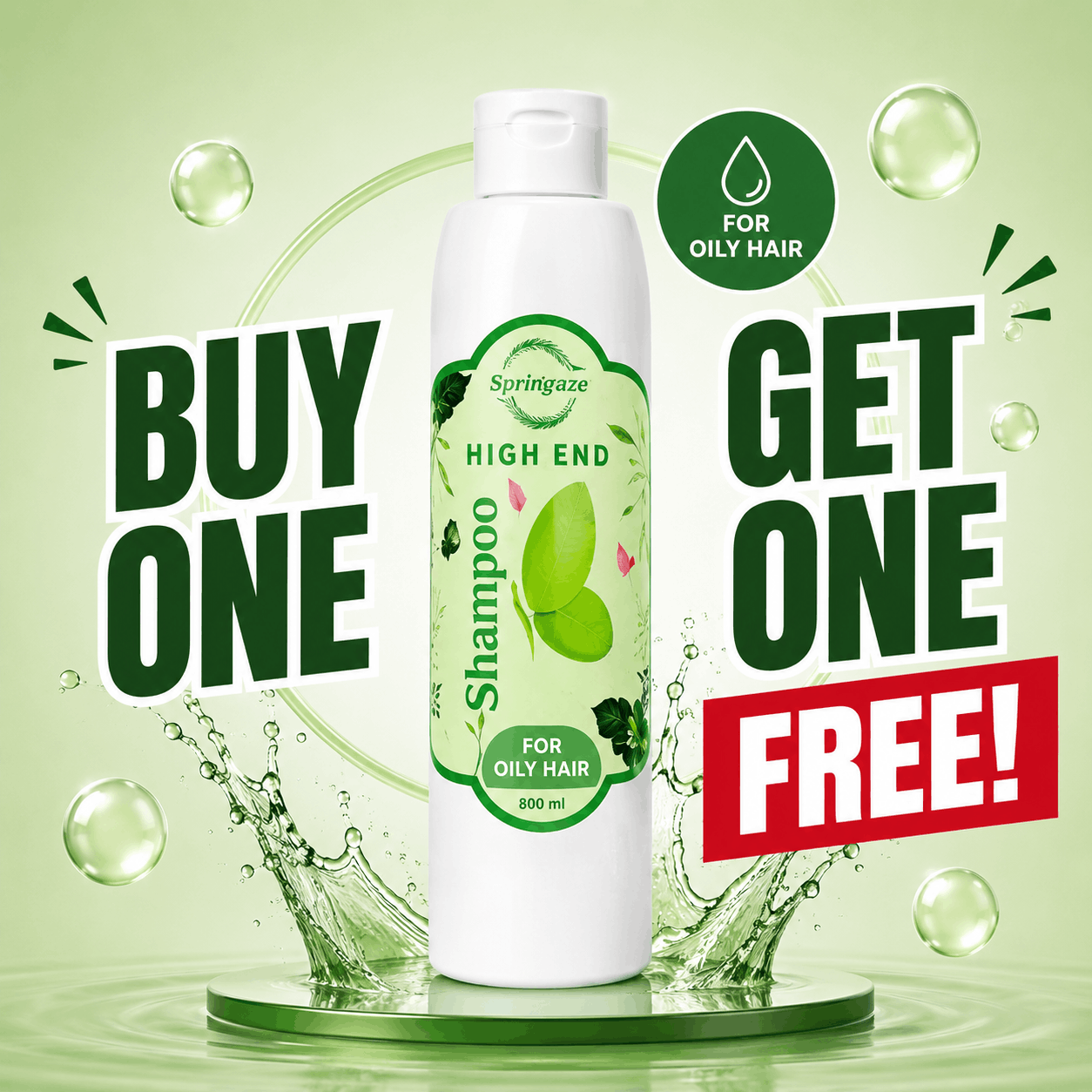 High End Shampoo For Oily Hair – 800 ML