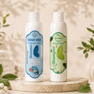 High End 2-Piece Bundle | Shampoo & Shower Gel – 800ml Each